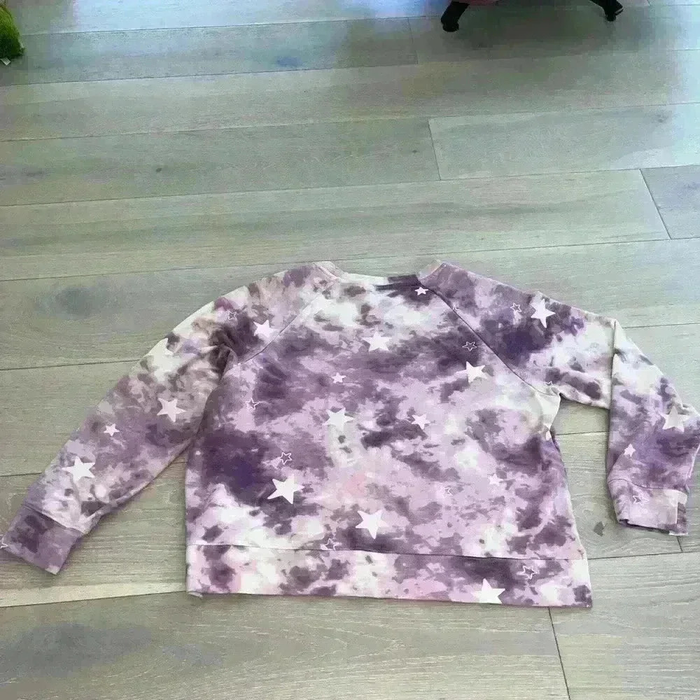 WILDFOX Tie Dye Star Print Pullover Sweater Size XL - Picture 5 of 9